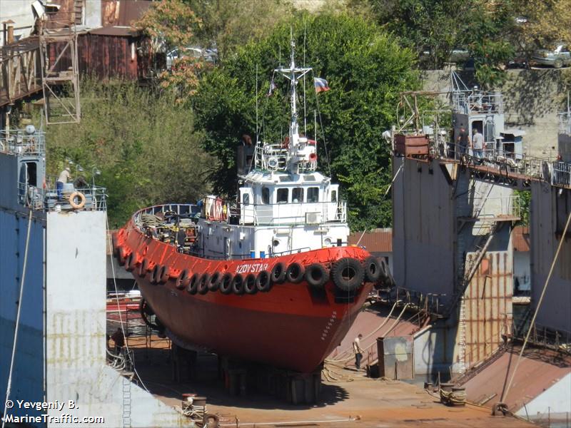 azov star (Tug) - IMO 9052551, MMSI 273389830, Call Sign UBFO3 under the flag of Russia