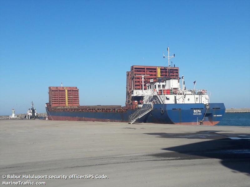 vera (General Cargo Ship) - IMO 8602957, MMSI 273443550, Call Sign UBZR3 under the flag of Russia