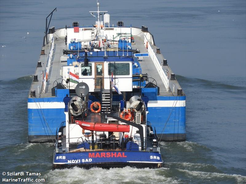 marshalbarge (Tug) - IMO , MMSI 279202664, Call Sign YT2664 under the flag of Serbia