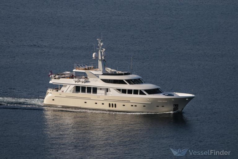 milaya (Yacht) - IMO 9458896, MMSI 312131000, Call Sign V3MD2 under the flag of Belize