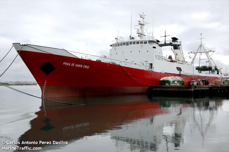 praia de santa cruz (Fishing Vessel) - IMO 7385203, MMSI 312397000, Call Sign V3OY6 under the flag of Belize