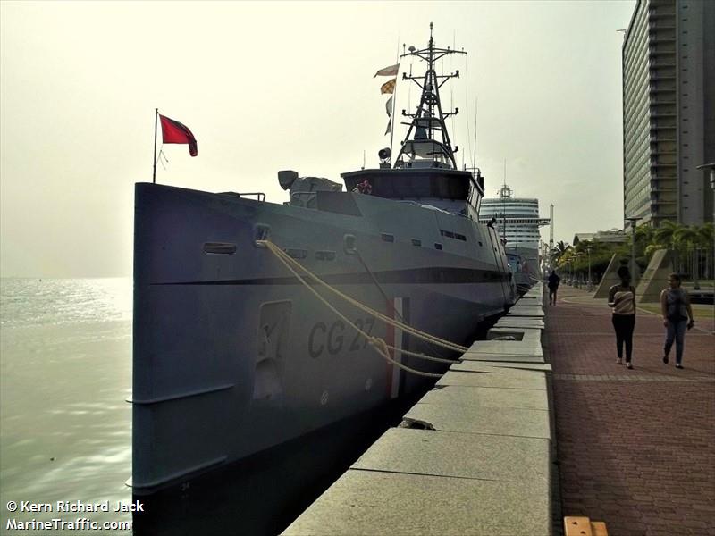 tts moruga (Patrol Vessel) - IMO 9773715, MMSI 362184000, Call Sign 9YAX under the flag of Trinidad & Tobago