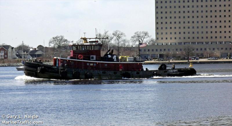 town point (Tug) - IMO 7110854, MMSI 367190250, Call Sign WBK3245 under the flag of United States (USA)