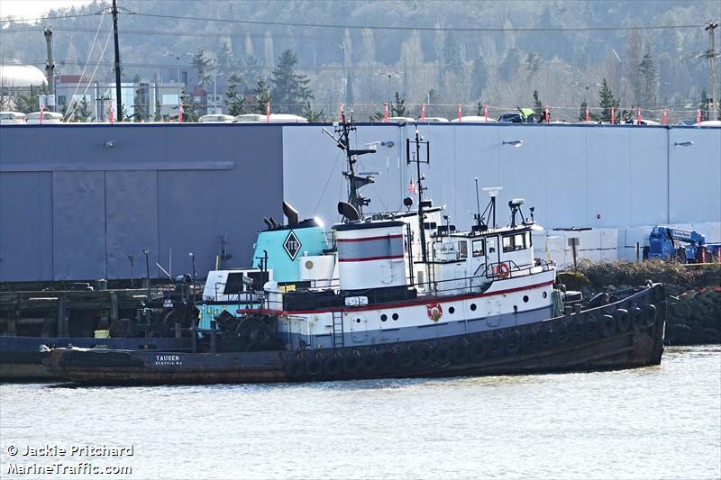 tausen (Tug) - IMO 8424173, MMSI 367671450, Call Sign WDH9772 under the flag of United States (USA)