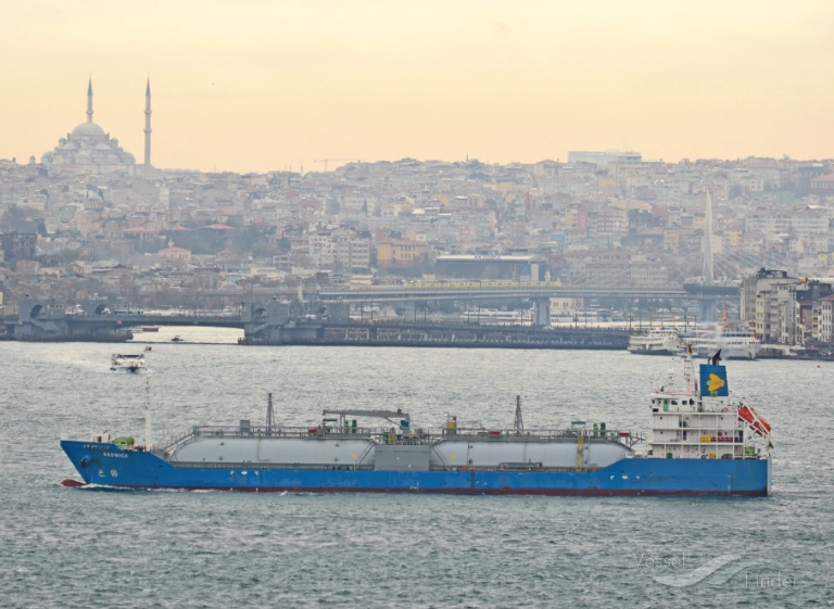 gas athena (LPG Tanker) - IMO 9267950, MMSI 374041000, Call Sign 3FNK5 under the flag of Panama