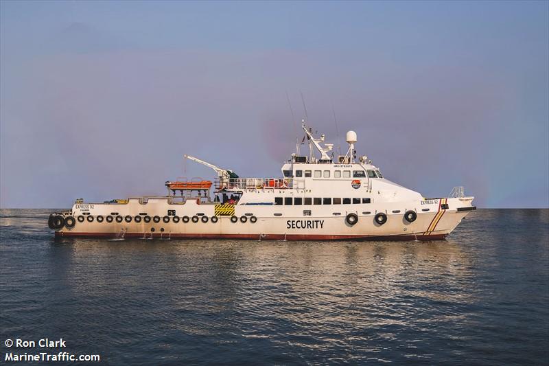 express 92 (Offshore Tug/Supply Ship) - IMO 9782479, MMSI 374397000, Call Sign HO8770 under the flag of Panama