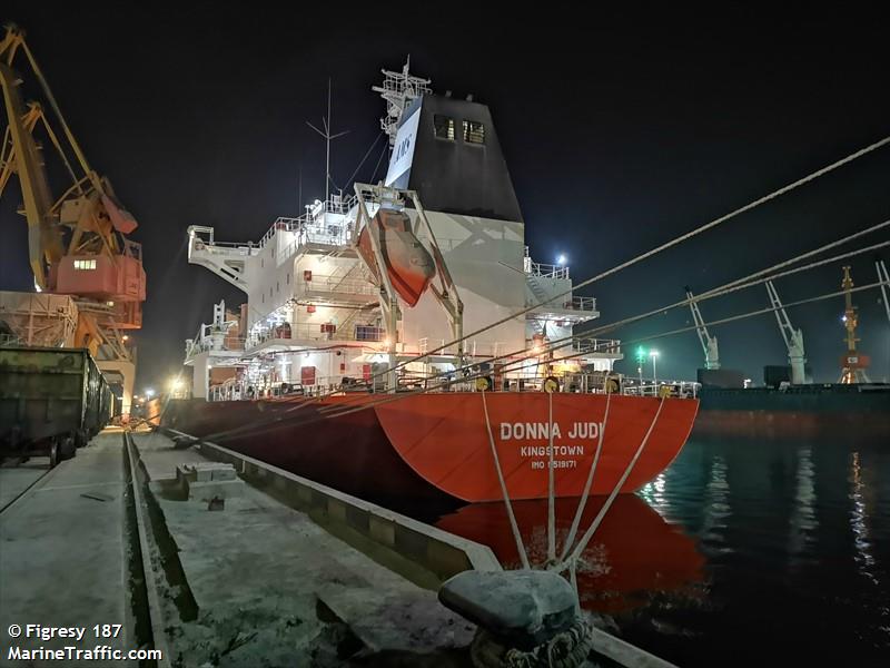 donna judi (Bulk Carrier) - IMO 9519171, MMSI 376686000, Call Sign J8B6121 under the flag of St Vincent & Grenadines