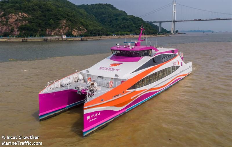 shi zi yang 8 (Passenger Ship) - IMO 9848936, MMSI 413494820 under the flag of China