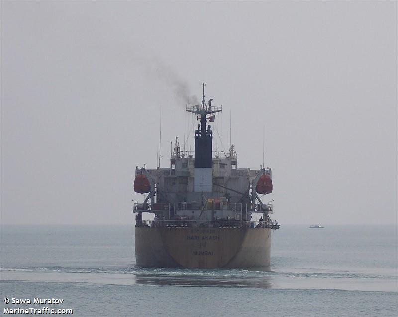mt hari akash (Oil Products Tanker) - IMO 9156553, MMSI 419001601, Call Sign VTJA under the flag of India