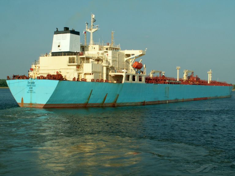 prem pride (FSO) - IMO 9167203, MMSI 419554000, Call Sign AUJL under the flag of India