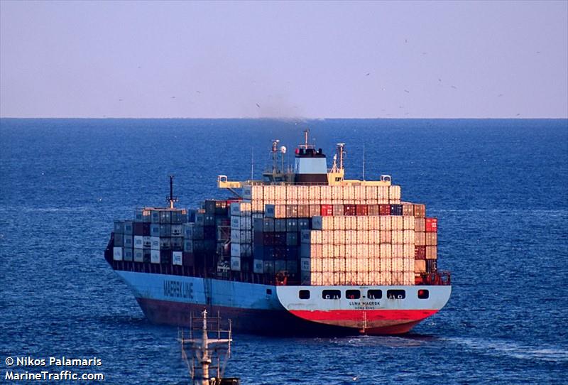 luna maersk (Container Ship) - IMO 9190781, MMSI 477648700, Call Sign VRTV5 under the flag of Hong Kong
