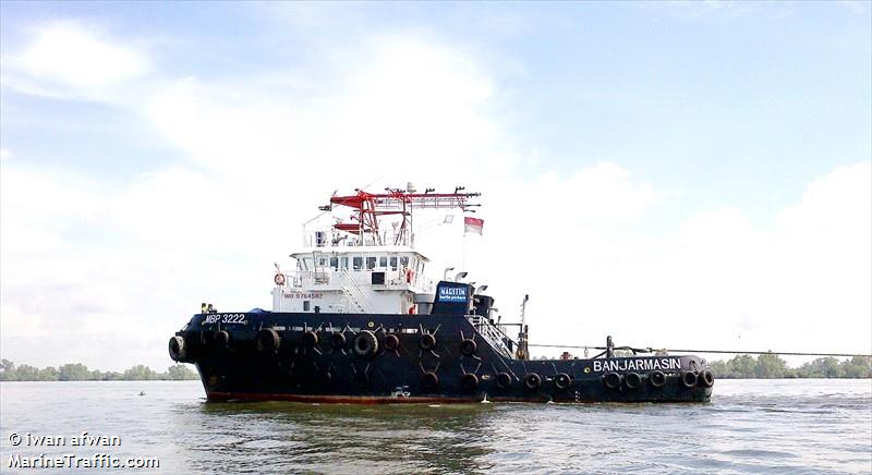 mbp 3222 (Tug) - IMO 9764582, MMSI 525022396, Call Sign YBFD2 under the flag of Indonesia