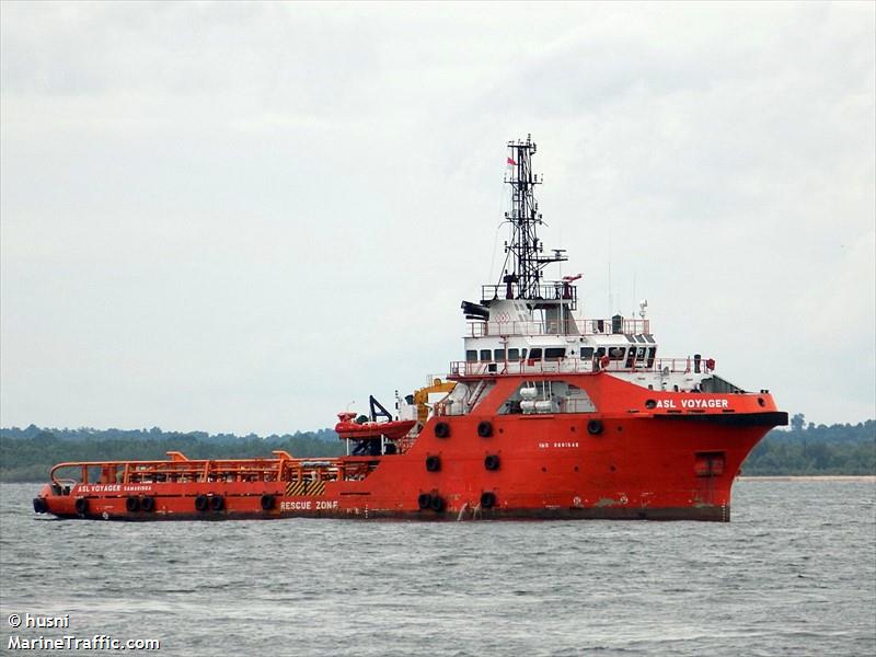 asl voyager (Offshore Tug/Supply Ship) - IMO 9661546, MMSI 525023337, Call Sign PNYF under the flag of Indonesia