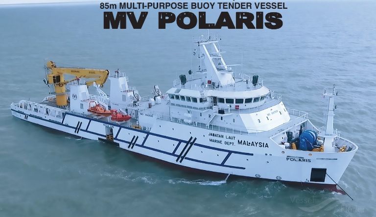 polaris (Buoy/Lighthouse Vessel) - IMO 9810599, MMSI 533140102, Call Sign 9MWT2 under the flag of Malaysia