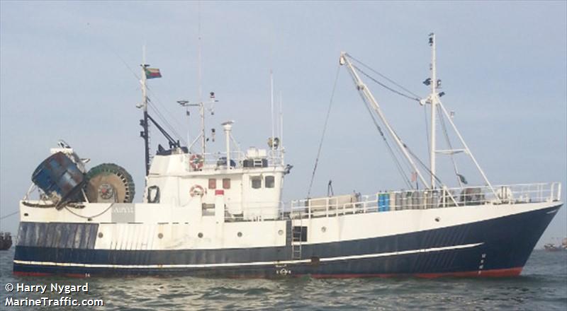 moya (Fishing Vessel) - IMO 7424695, MMSI 616999364, Call Sign D6HU8 under the flag of Comoros