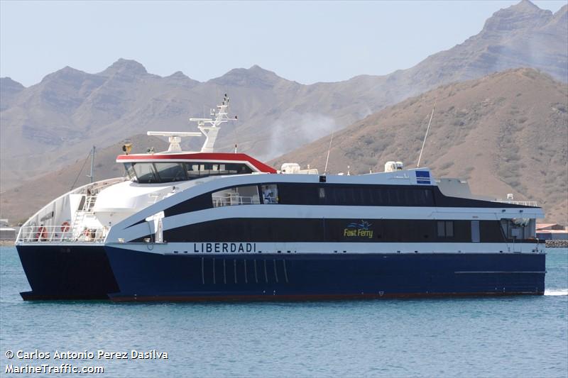 liberdadi (Passenger/Ro-Ro Cargo Ship) - IMO 9594092, MMSI 617075000, Call Sign D4GH under the flag of Cape Verde