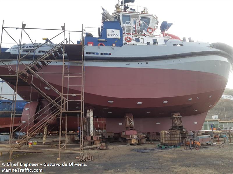 praia maria (Tug) - IMO 9784817, MMSI 617107000, Call Sign D4HN under the flag of Cape Verde