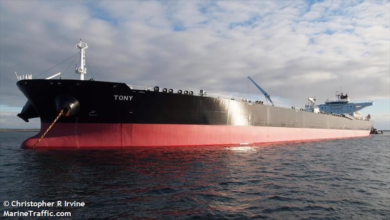 tony (Crude Oil Tanker) - IMO 9432036, MMSI 636014499, Call Sign A8UI4 under the flag of Liberia