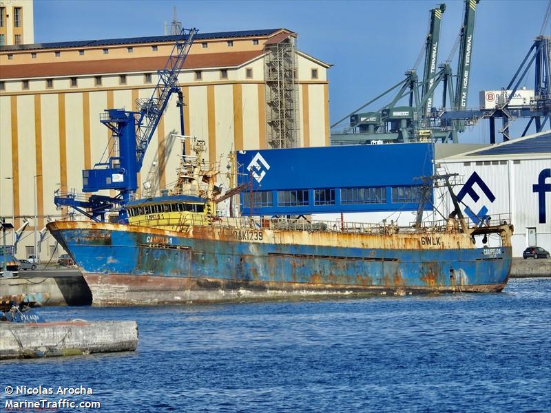campelo1 (Fishing Vessel) - IMO , MMSI 663144000, Call Sign 6.W.L.K under the flag of Senegal