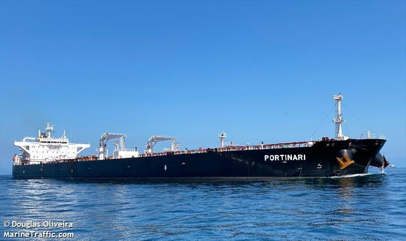 portinari (Crude Oil Tanker) - IMO 9547714, MMSI 710033330, Call Sign PPAK under the flag of Brazil