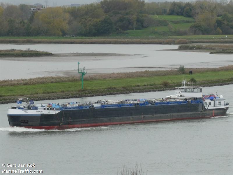 tinaco (Tanker) - IMO , MMSI 205232190, Call Sign OT2321 under the flag of Belgium
