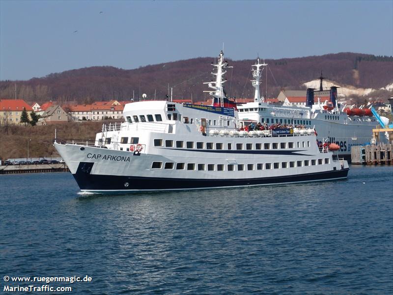 cap arkona (Passenger Ship) - IMO 7802108, MMSI 211278220, Call Sign DJFQ under the flag of Germany