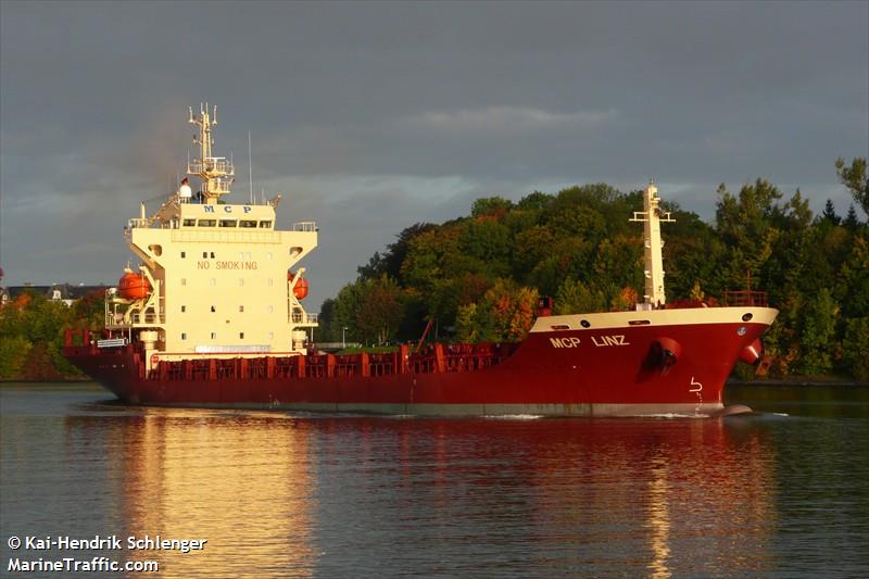 mcp linz (General Cargo Ship) - IMO 9383493, MMSI 212939000, Call Sign 5BHY2 under the flag of Cyprus