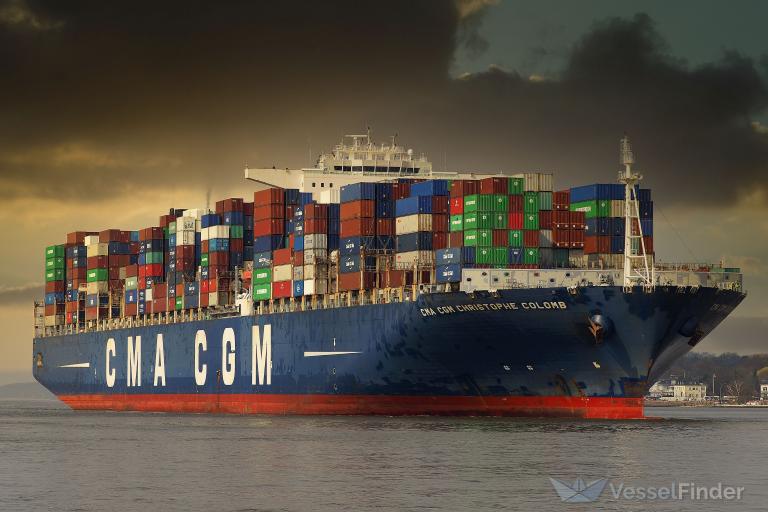 cma cgm c colomb (Container Ship) - IMO 9453559, MMSI 215965000, Call Sign 9HA5397 under the flag of Malta