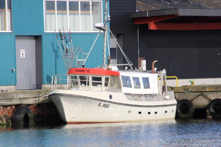 l162 kasper o (Fishing vessel) - IMO , MMSI 219007968, Call Sign XPB2386 under the flag of Denmark