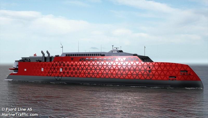 fjord fstr (Passenger/Ro-Ro Cargo Ship) - IMO 9837339, MMSI 219236000, Call Sign OXFE2 under the flag of Denmark