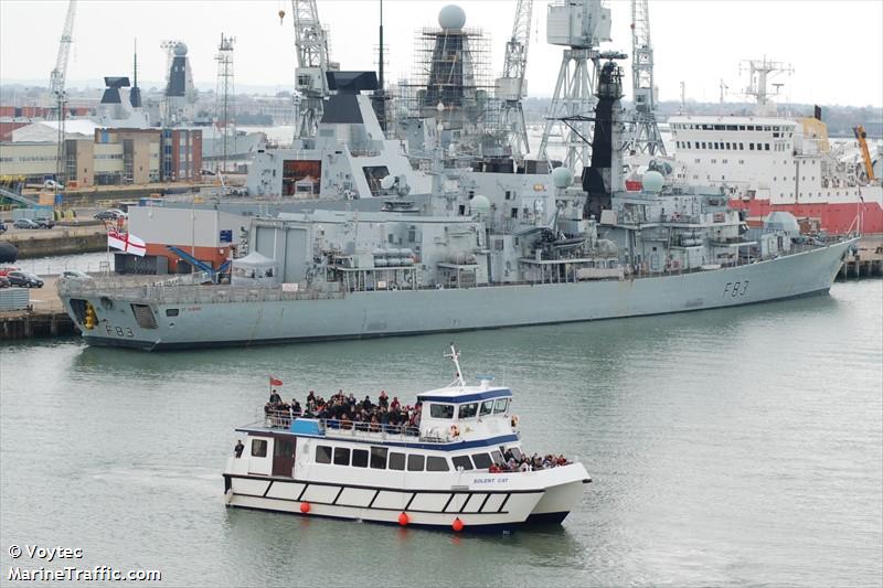 solent cat (Passenger ship) - IMO , MMSI 235031587, Call Sign ZQTR2 under the flag of United Kingdom (UK)