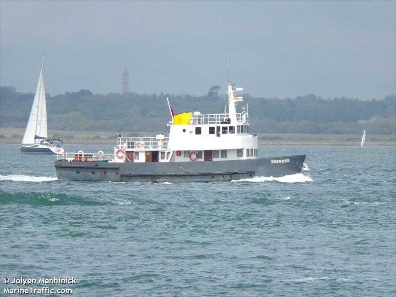 trevose (Pleasure craft) - IMO , MMSI 235091308, Call Sign M T A H under the flag of United Kingdom (UK)