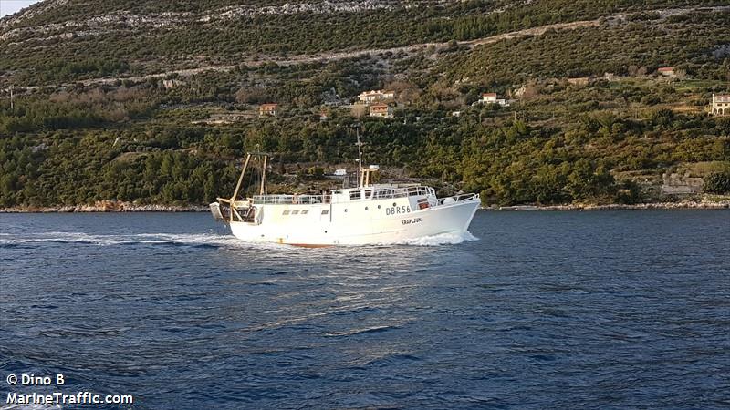 krapljun (Fishing vessel) - IMO , MMSI 238400640, Call Sign 9AA4506 under the flag of Croatia