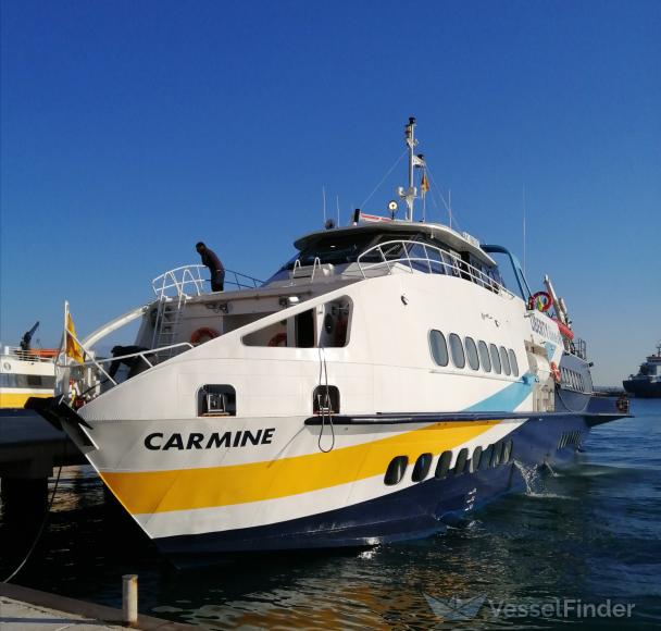 carmine (Passenger Ship) - IMO 9860087, MMSI 247431100, Call Sign INNG2 under the flag of Italy