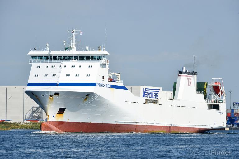 friedrich russ (Ro-Ro Cargo Ship) - IMO 9186417, MMSI 255806511, Call Sign CQEX4 under the flag of Madeira