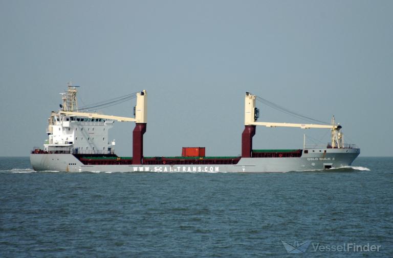 oslo bulk 3 (General Cargo Ship) - IMO 9485784, MMSI 257478000, Call Sign LAIB8 under the flag of Norway