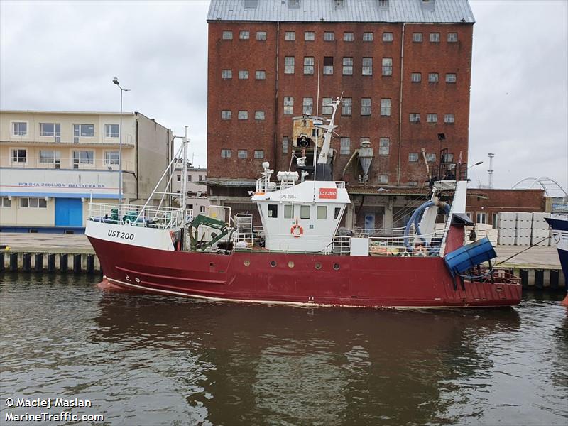 ust-200 (Fishing Vessel) - IMO 7817531, MMSI 261021270, Call Sign SPS2964 under the flag of Poland