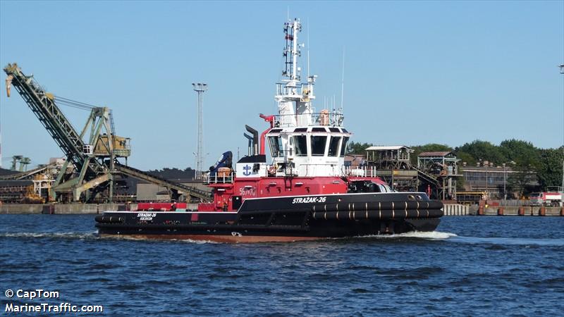 strazak-26 (Tug) - IMO 9765055, MMSI 261032010, Call Sign SPS3346 under the flag of Poland