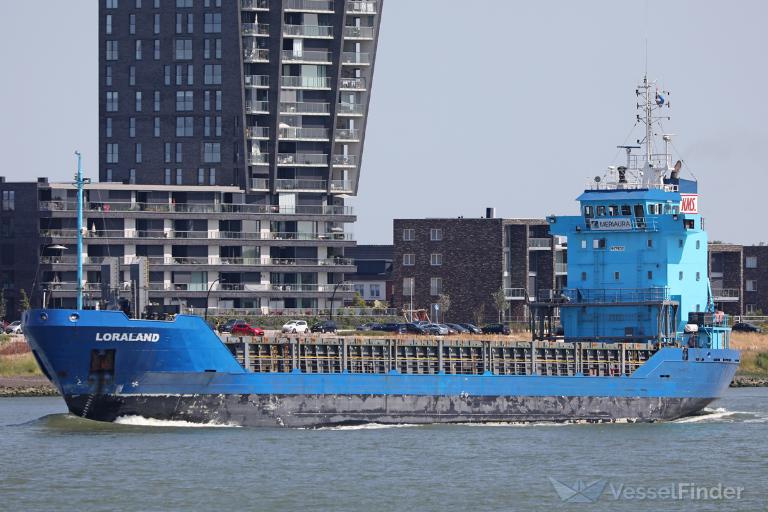 loraland (General Cargo Ship) - IMO 9179311, MMSI 275518000, Call Sign YLRI under the flag of Latvia