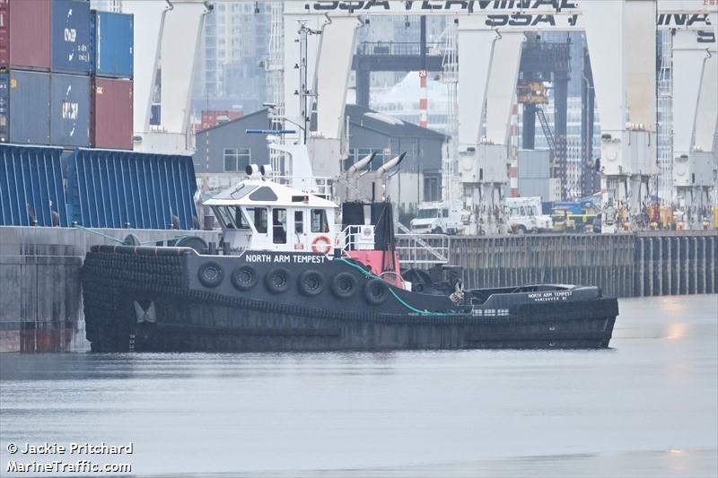 north arm tempest (Tug) - IMO , MMSI 316004932, Call Sign CFA3337 under the flag of Canada