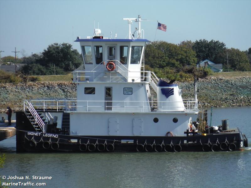 signet legend (Towing vessel) - IMO , MMSI 367491710, Call Sign WDF8130 under the flag of United States (USA)