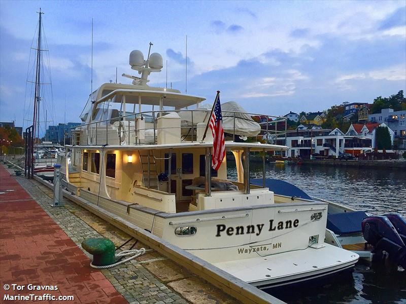 penny lane (Pleasure craft) - IMO , MMSI 367779980, Call Sign WDJ4672 under the flag of United States (USA)