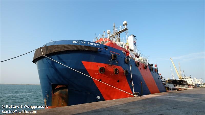 miclyn energy (Offshore Tug/Supply Ship) - IMO 9474448, MMSI 370597000, Call Sign 3FVN under the flag of Panama