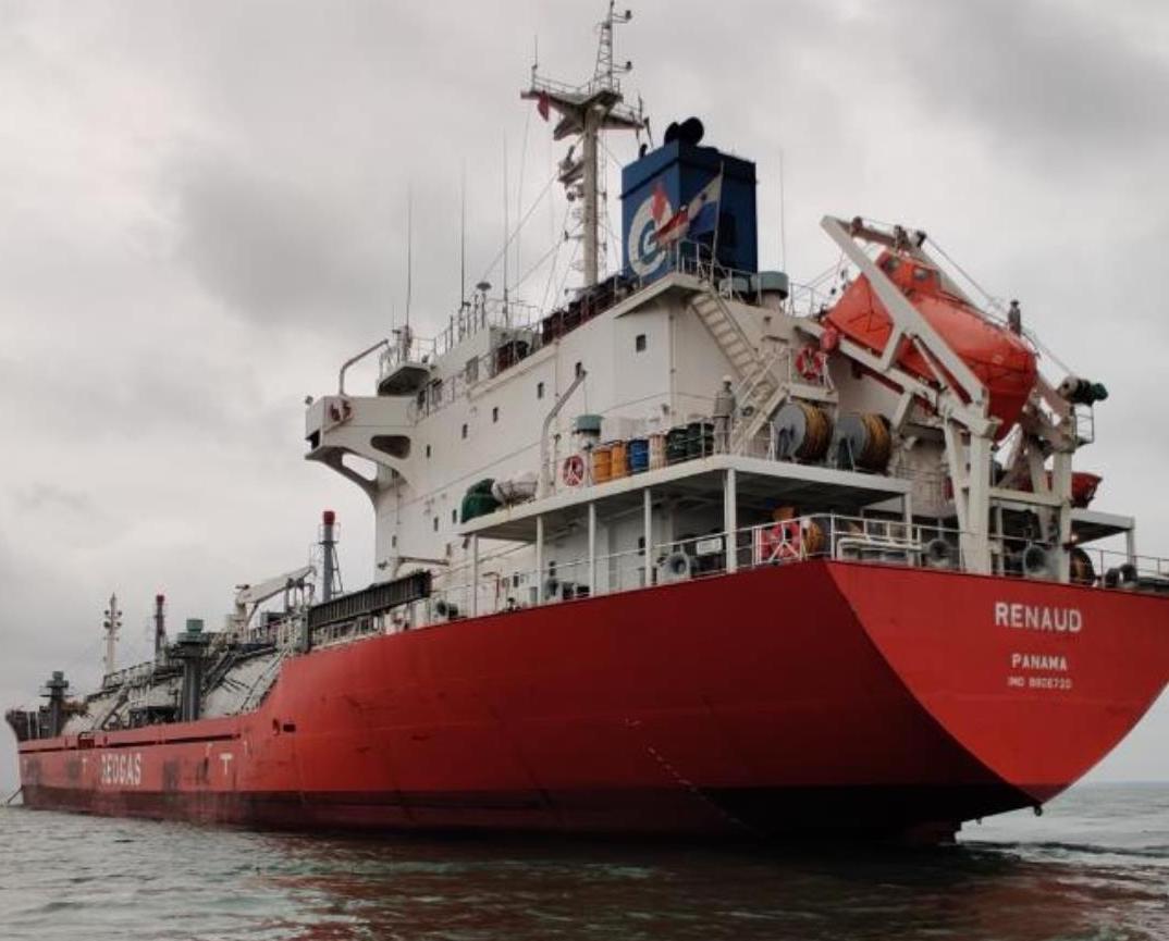 renaud (LPG Tanker) - IMO 9806720, MMSI 373115000, Call Sign 3FMV under the flag of Panama