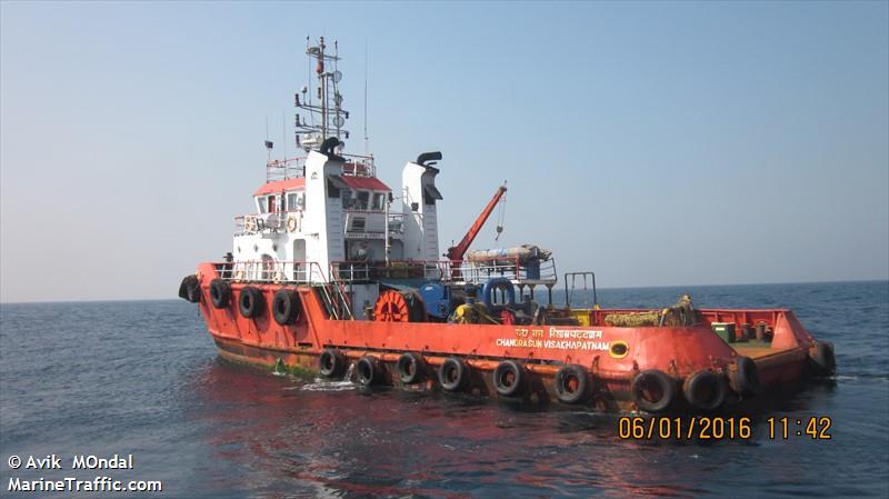 chandra sun (Tug) - IMO 9386134, MMSI 419000372, Call Sign AVOD under the flag of India