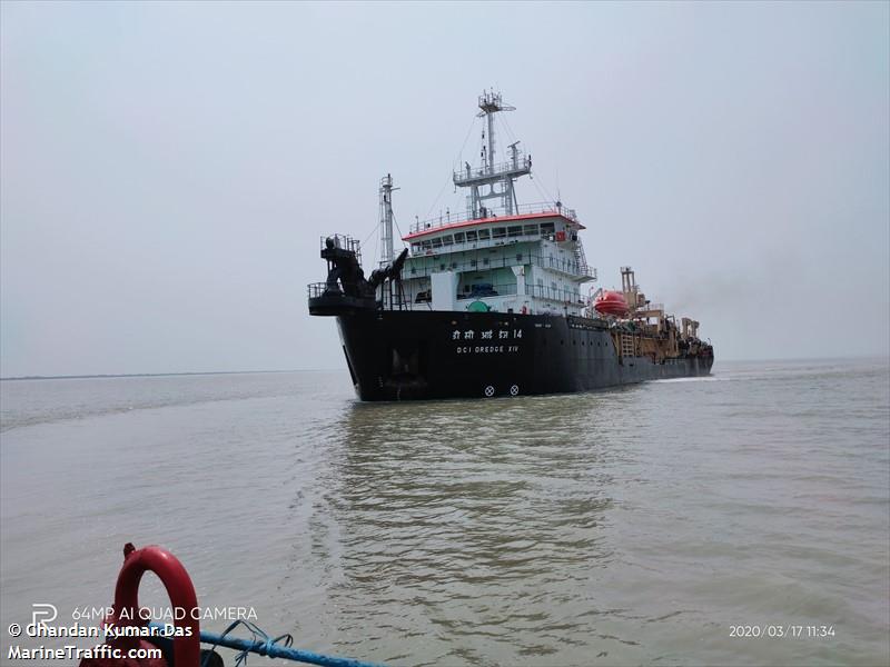 dci dredge xiv (Hopper Dredger) - IMO 8818049, MMSI 419153000, Call Sign VTTN under the flag of India