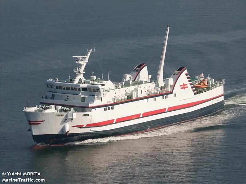 manyou (Passenger/Ro-Ro Cargo Ship) - IMO 9610133, MMSI 431002428, Call Sign JD3130 under the flag of Japan