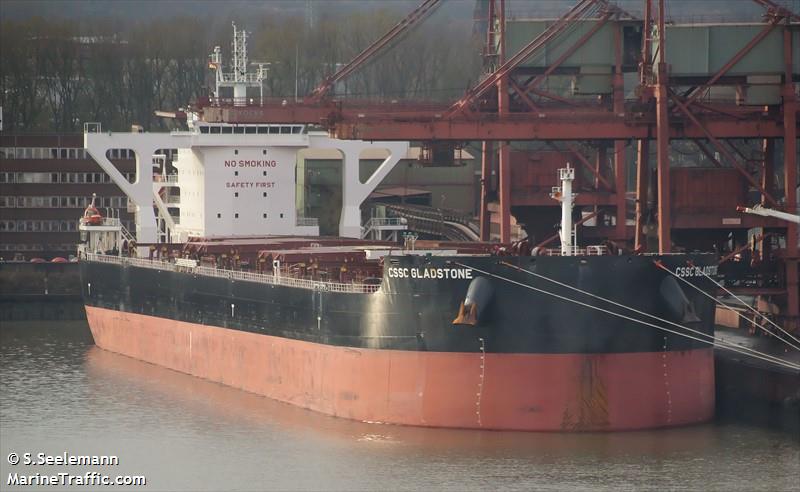 cssc gladstone (Bulk Carrier) - IMO 9853917, MMSI 477696400, Call Sign VRTY7 under the flag of Hong Kong