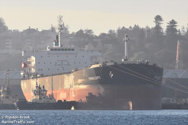 penelope (Bulk Carrier) - IMO 9317822, MMSI 538005744, Call Sign V7GP8 under the flag of Marshall Islands