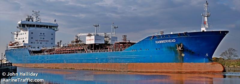 hammerhead (Chemical/Oil Products Tanker) - IMO 9313096, MMSI 538009313, Call Sign V7A4577 under the flag of Marshall Islands